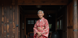 Hôtel le plus vieux du monde : découvrez l’histoire de ce monument historique Hôte japonais en kimono à l'entrée d'une auberge ancienne