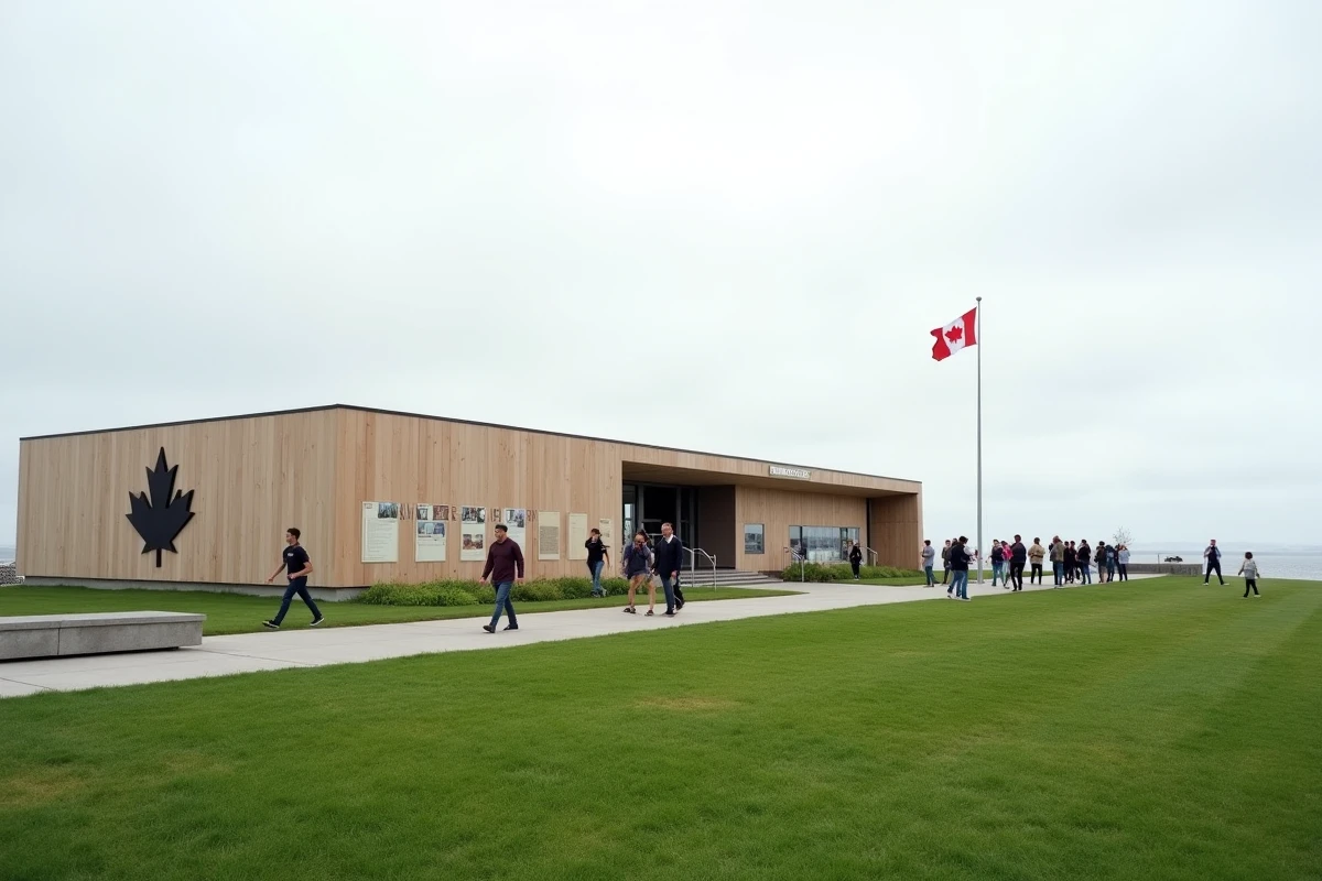 Le Centre Juno Beach &agrave; Courseulles-sur-Mer d&eacute;di&eacute; &agrave; la m&eacute;moire canadienne du D&eacute;barquement en Normandie