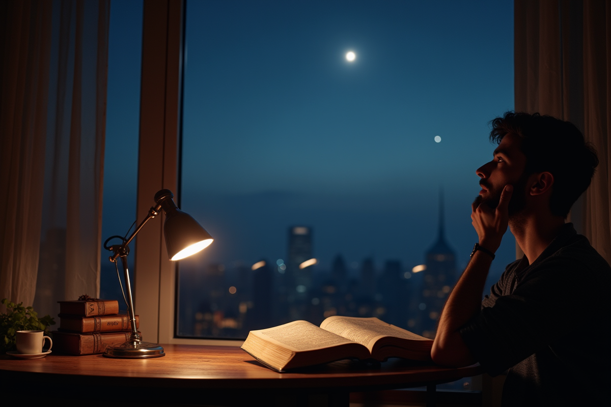 Personne regardant un livre d